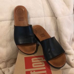 Sola leather slides Clearance